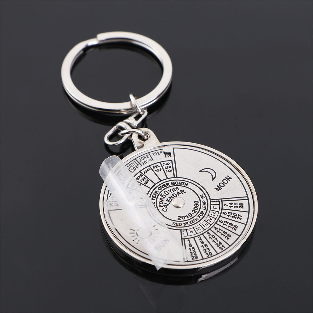 Creative Time Portal Mini Metal Calendar Keychain | Stornfield