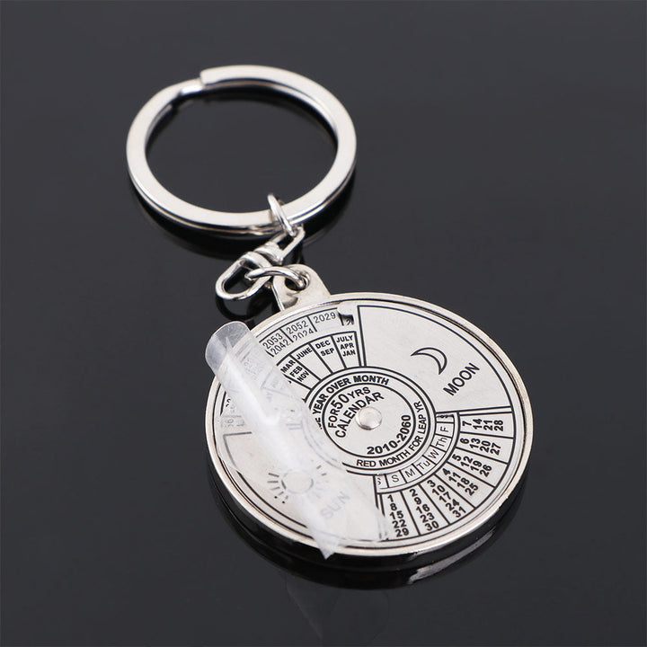 Creative Time Portal Mini Metal Calendar Keychain | Stornfield