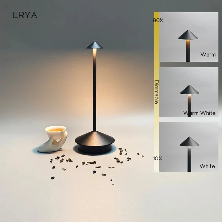 Stornfield | Rechargeable Table Lamp Creative Dining Table Lamp Pina pro Table Lamp Hotel Bar Desk Lamp Decorative Desk Lamp