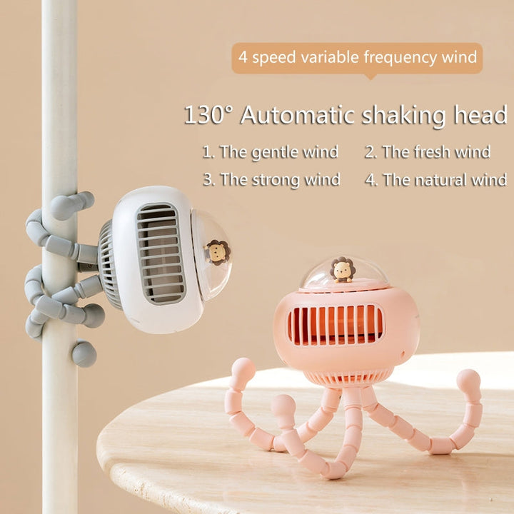 Portable Flexible Cute Baby Stroller Fan | Stornfield