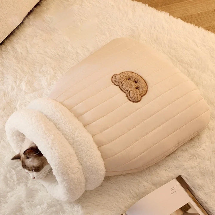 3-Layer Pet Sleeping Bag for Cats & Small Dogs Stornfield