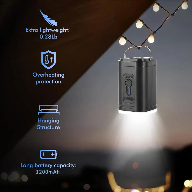 Mini Air Pump USB-C with 5 Nozzles – 200 L/min | Stornfield