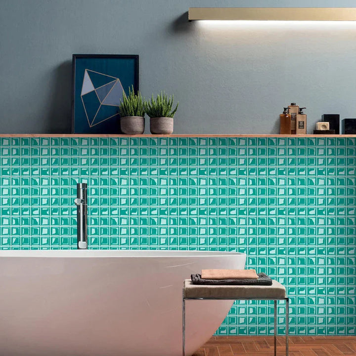 DecoMosaic 3D Mosaic Wall Tile Stickers Stornfield