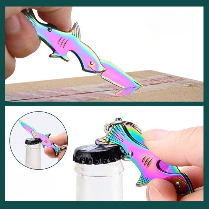 Sharp Shark Multifunctional Toothpick Knife Keychain | Stornfield