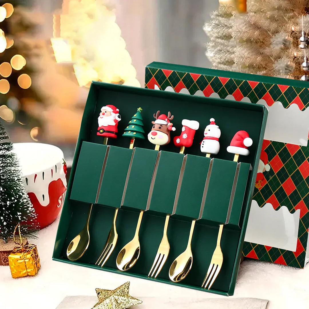 Elegant Christmas cutlery set for festive occasions | Stornfield