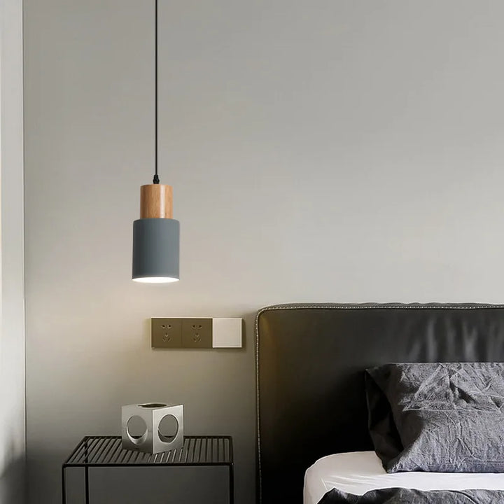 Stornfield | Nordic Metal and Wood LED Pendant Light - Modern Hanging Lamps for Dining Room and Kitchen