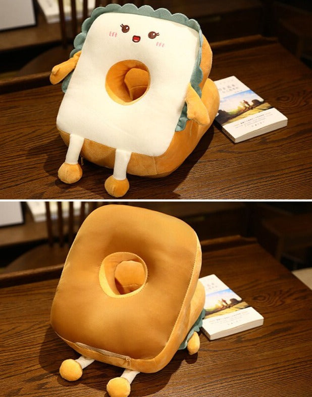 Funny Toast Nap Pillow | Stornfield