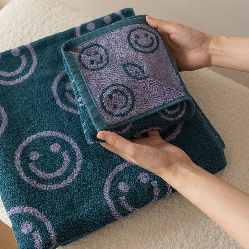Reversible Smiley Towel | Stornfield