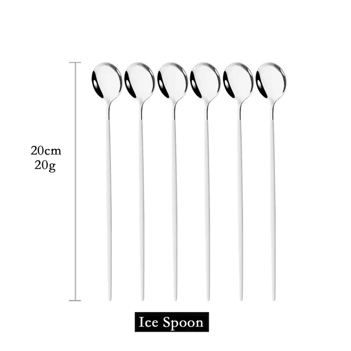Stornfield | 6-Piece Gold Long Spoon Set