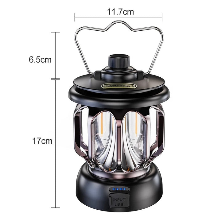Retro Power Bank Camping LED Lamp | Stornfield