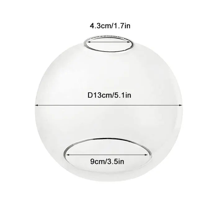 Stornfield | ClearShade | Transparent Lampshade Light Cover