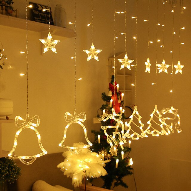 Stornfield | Solar LED Star and Moon String Light Decoration