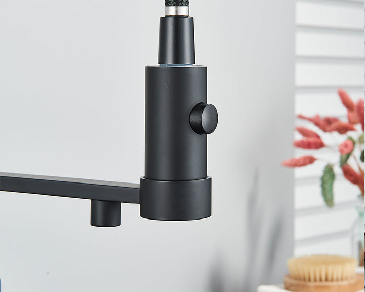 Sandsberg Black Filter Kitchen Faucet with Dual Outlet – Mixing Tap with Water Filter for Kitchens, Water Treatment and Cleaning | Stornfield