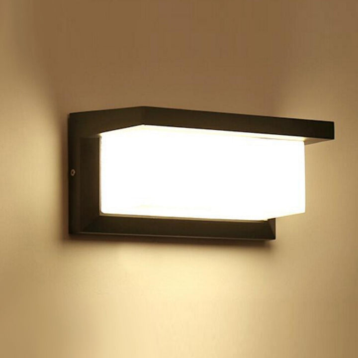 Guifi - Waterproof LED Outdoor Black Wall Light Modern Design | Stornfield