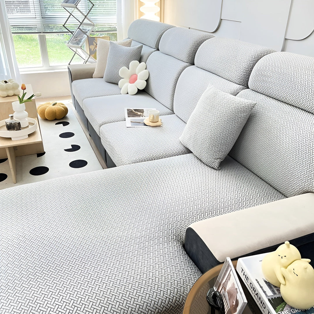 Elastic Sofa Cover – Water-Repellent and Tailored | Protective Cover Made from Stretch Fabric | Stornfield
