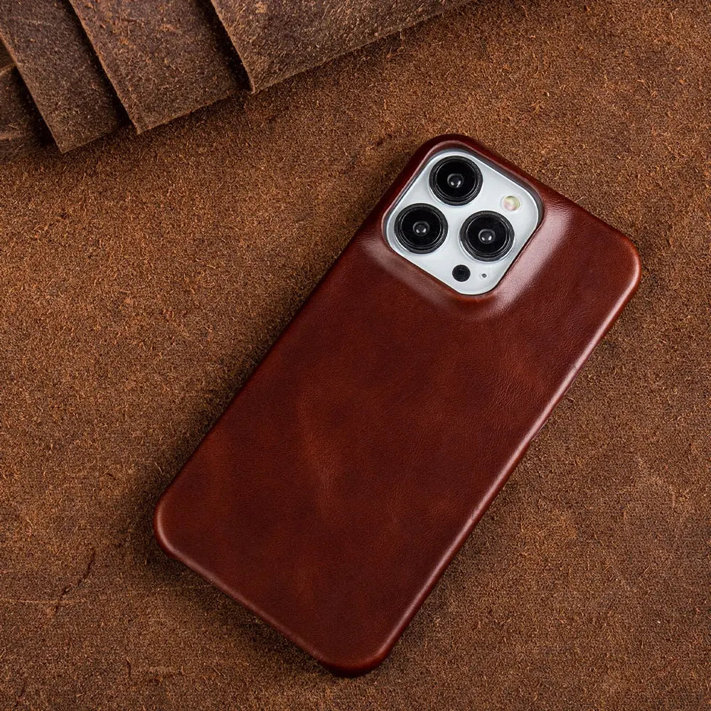 Stornfield | RoyalLeather: Luxurious, handmade case made of genuine cowhide leather for the iPhone