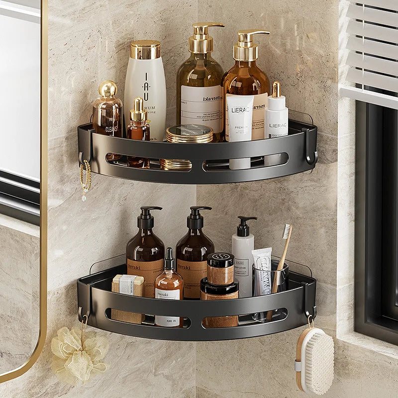 AQUAFIX Self-Adhesive Shower Organizer – Strongly adhesive, drill-free & waterproof Stornfield