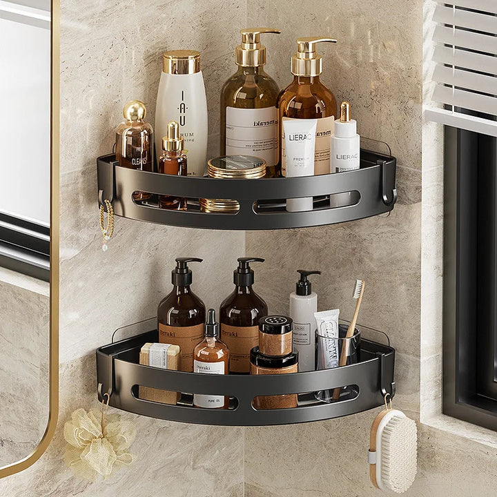 AQUAFIX Self-Adhesive Shower Organizer – Strongly adhesive, drill-free & waterproof Stornfield