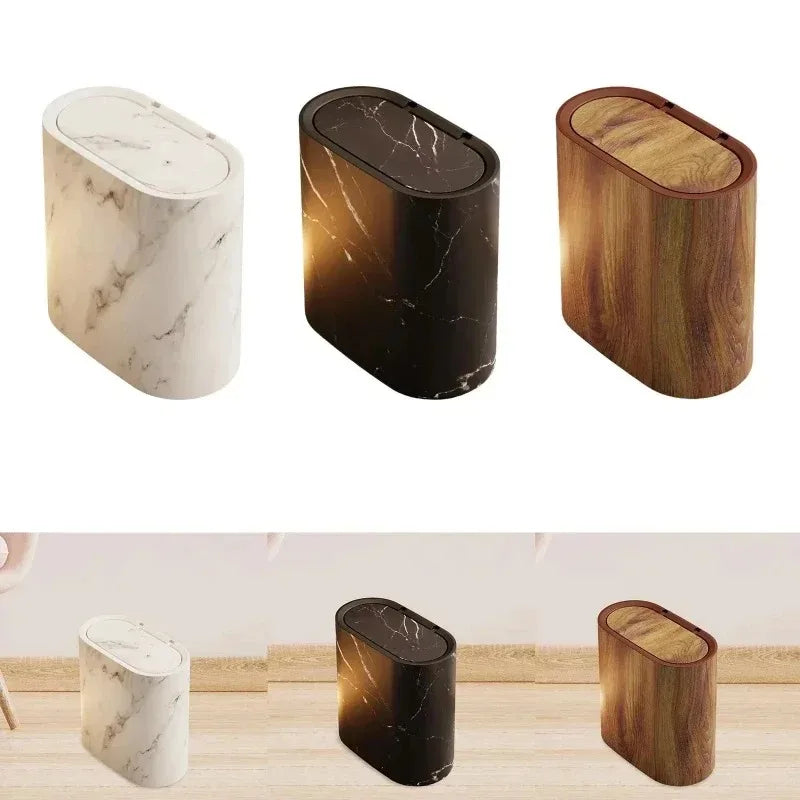 Nordic Marble Design Trash Can Stornfield