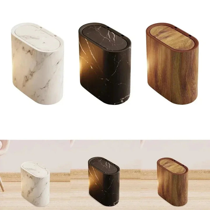 Nordic Marble Design Trash Can Stornfield
