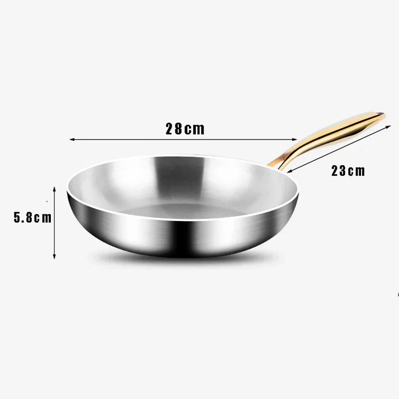 ChefSteel – Professional Stainless Steel Frying Pan for Gas & Induction Stornfield