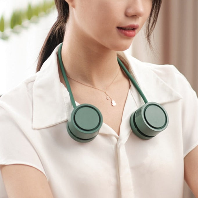 Retractable Aroma Therapy Bladeless Neck Fan | Stornfield