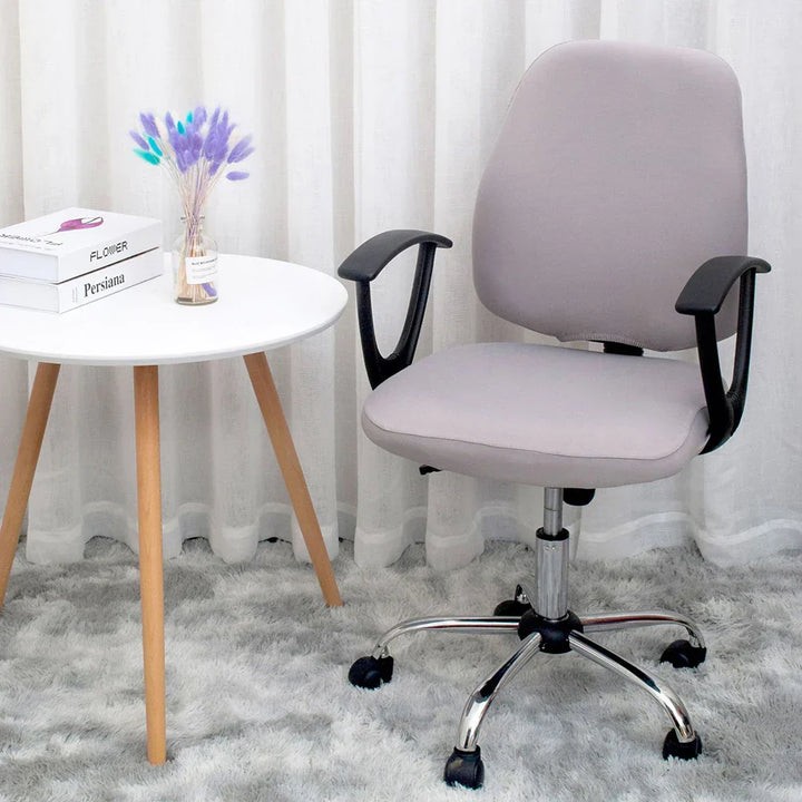 Stornfield | 2-Piece Split Pink Office Chair Covers