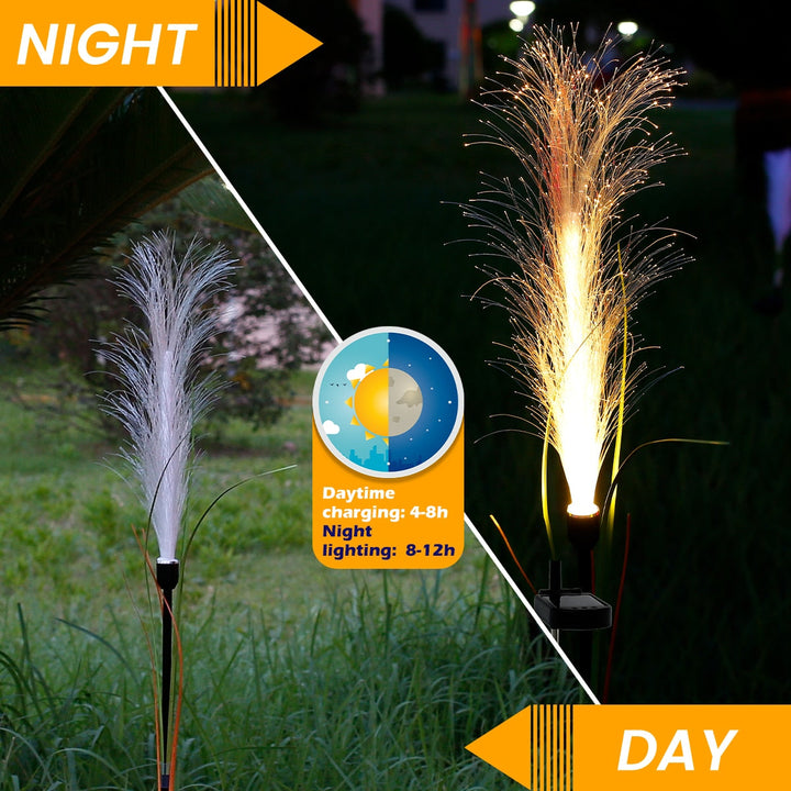 Outdoor Solar Waterproof Reed Garden Lights | Stornfield