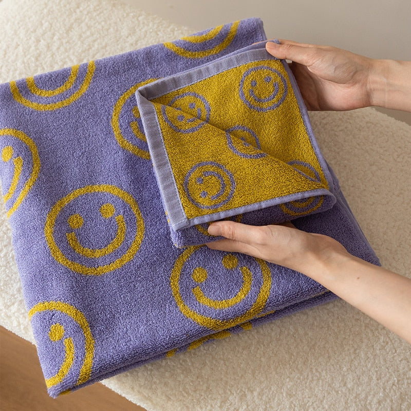 Reversible Smiley Towel | Stornfield