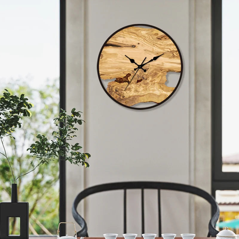 Stornfield | Silent Acrylic and Wood Wall Clock