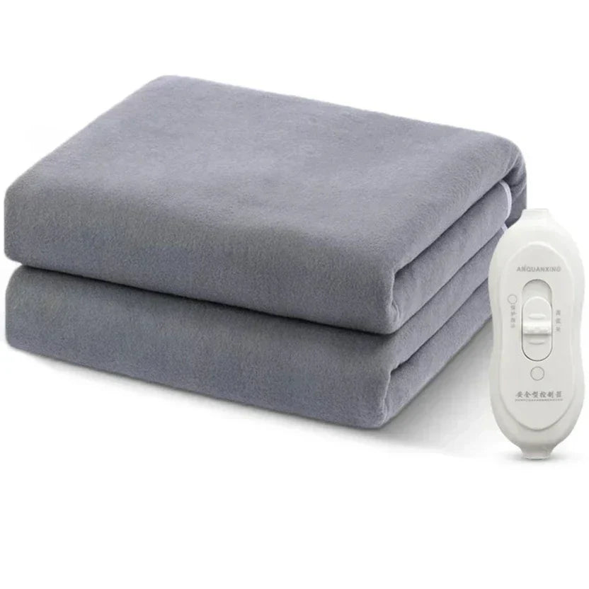 Electric heating blanket with thermostat control 220V - Intelligent temperature control for even heat and comfort on cold days | Stornfield