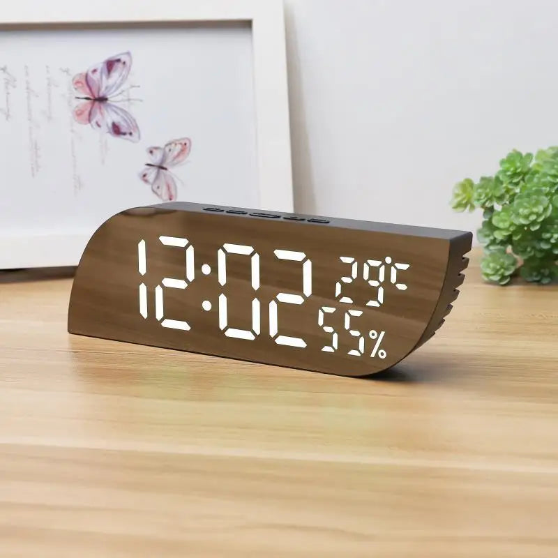 Stornfield | Horloge Alarme Numérique LED avec Affichage Double & Snooze Illimité