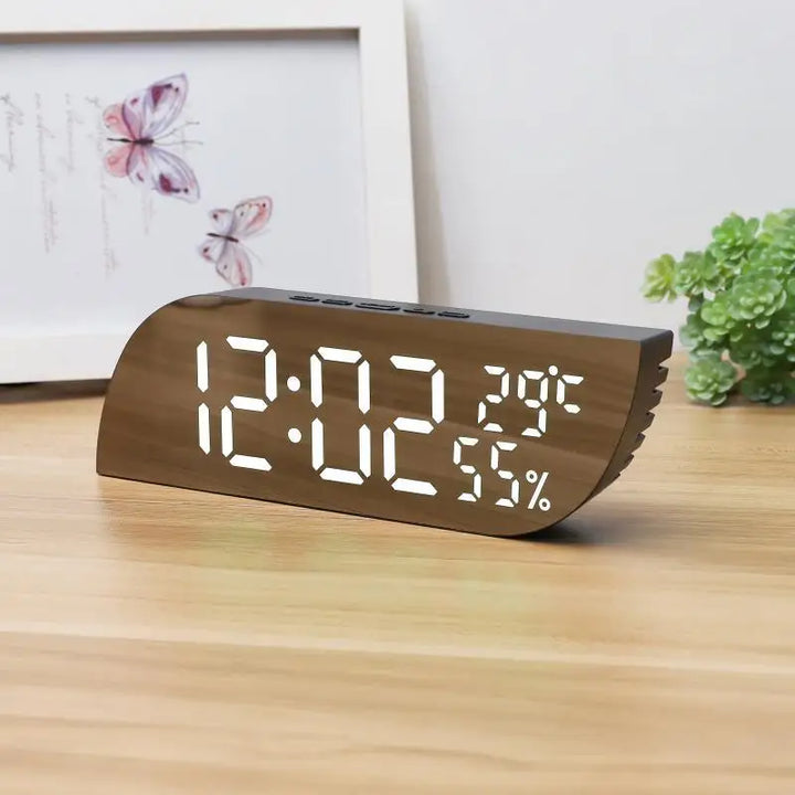 Stornfield | Horloge Alarme Numérique LED avec Affichage Double & Snooze Illimité