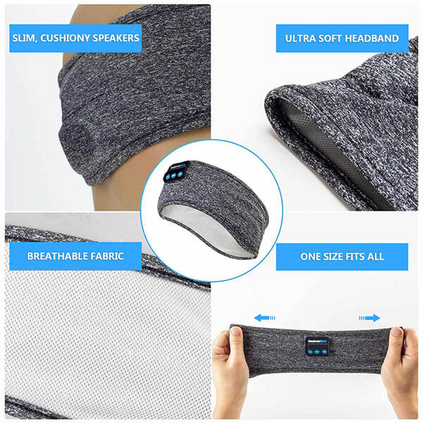 SymphonyBand Sleep Band with Wireless Headphones – Comfortable Sleeping & Relaxing | Stornfield