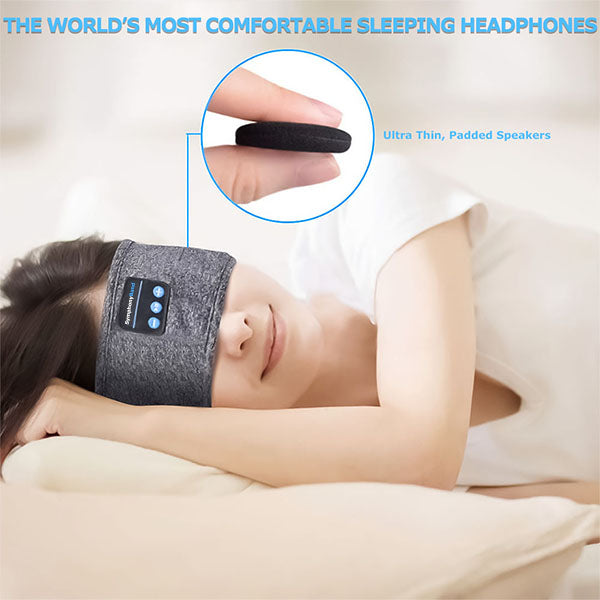 SymphonyBand Sleep Band with Wireless Headphones – Comfortable Sleeping & Relaxing | Stornfield