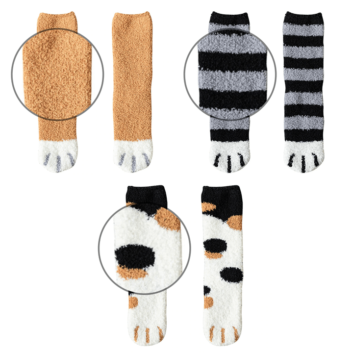 Stornfield | Fluffy Fuzzy Cat Claw Socks