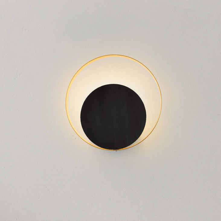 Stornfield | Modern Minimalist Circular Iron 1-Light Sconce for Bedroom