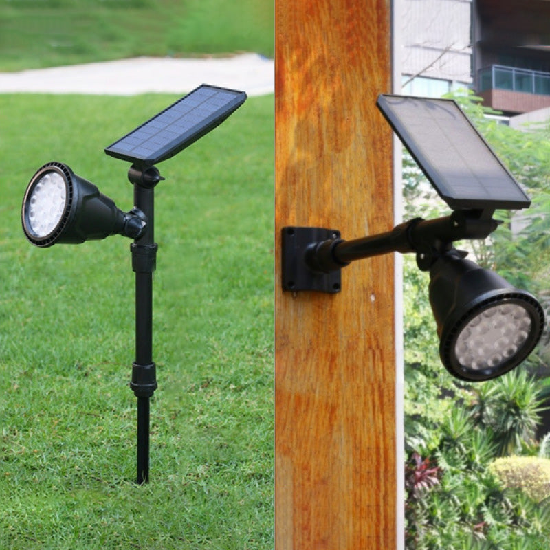 Contemporary Industrial ABS Solar Waterproof LED Spotlight Lawn Insert Light For Outdoor Patio | Stornfield
