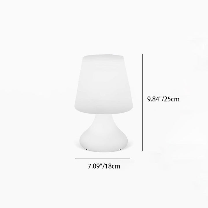 Modern Minimalist PE Cup Shape USB LED Table Lamp Night Light For Outdoor Patio | Stornfield