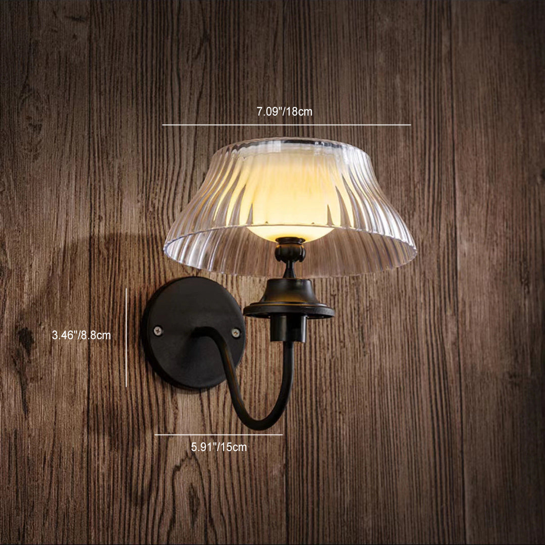 Contemporary Retro Solar Iron Alloy Plastic LED Waterproof Wall Sconce Lamp For Outdoor | Stornfield