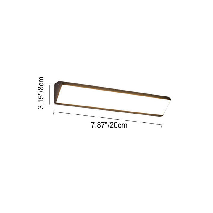 Modern Outdoor Long Bar Aluminum Acrylic Waterproof LED Wall Sconce Lamp | Stornfield