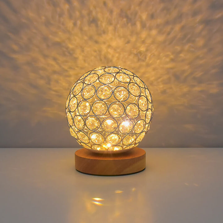 Stornfield | Modern Minimalist USB Rechargeable Round LED Table Lamp