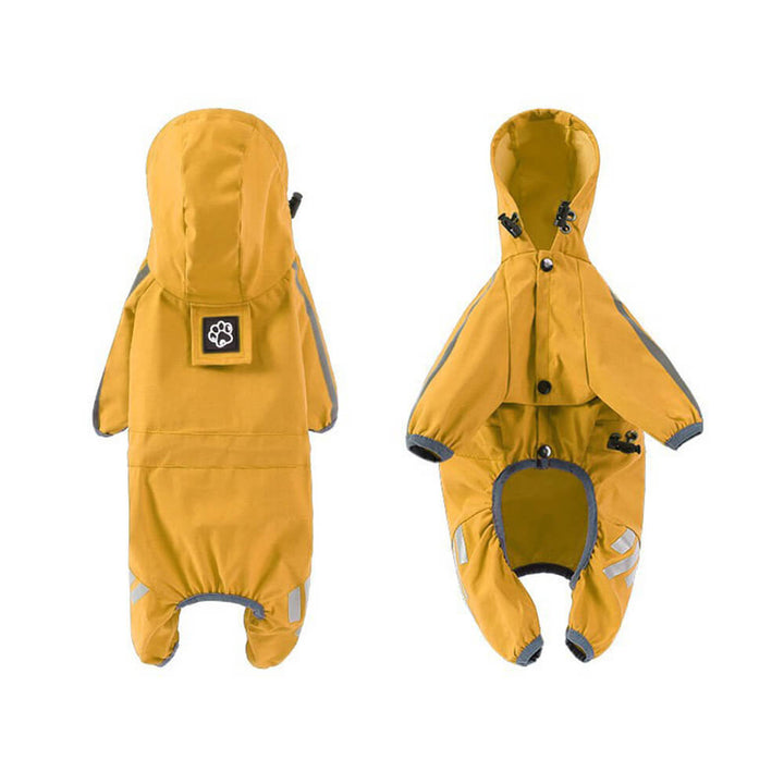 Stornfield | RainBuddy Waterproof Dog Raincoat | Reflective Stripes | Adjustable and Hooded