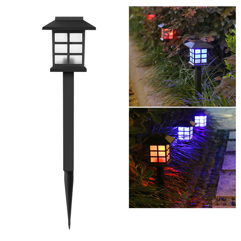 Traditional Rustic Waterproof Solar House ABS LED Outdoor Landscape Light For Garden | Stornfield