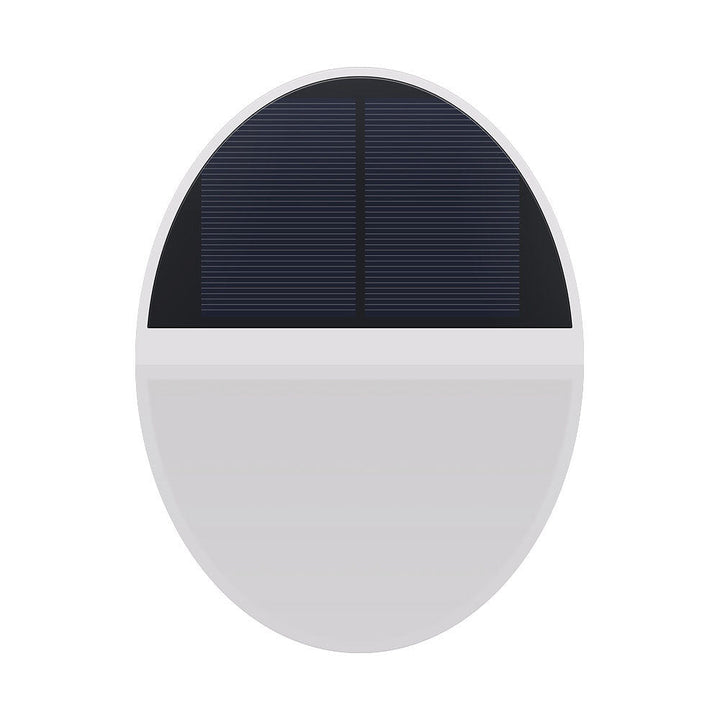 Solar Outdoor Waterproof Round Flat Body Radar Sensor LED Wall Sconce Lamp | Stornfield