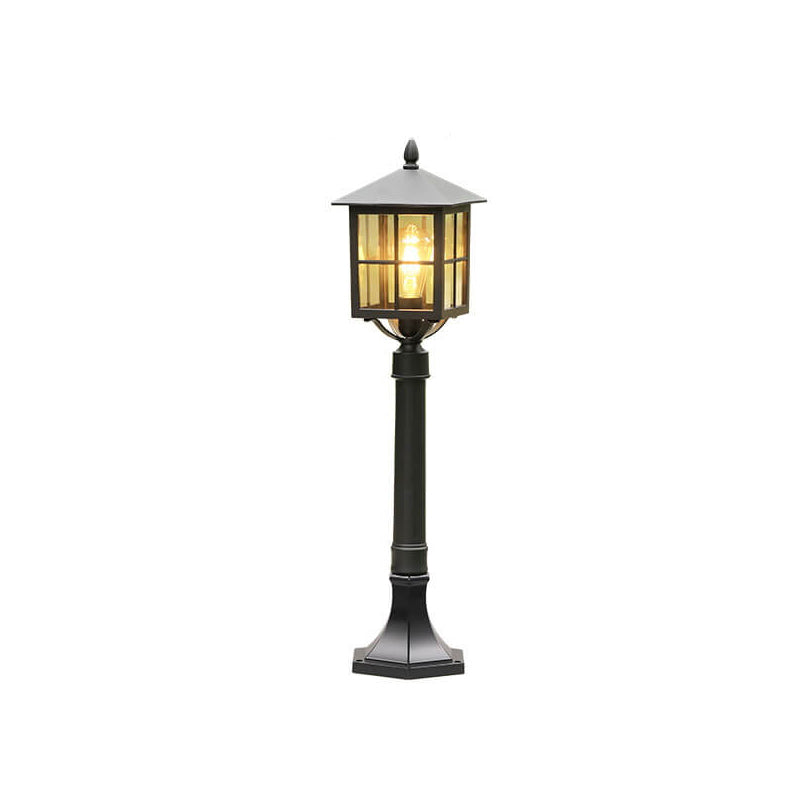 Industrial Solar Waterproof Die-Cast Aluminum Glass 1-Light Outdoor Lawn Landscape Light | Stornfield