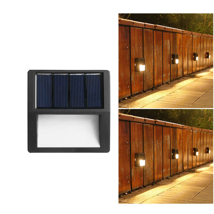 Outdoor Solar Round Square LED Waterproof Patio Step Light | Stornfield