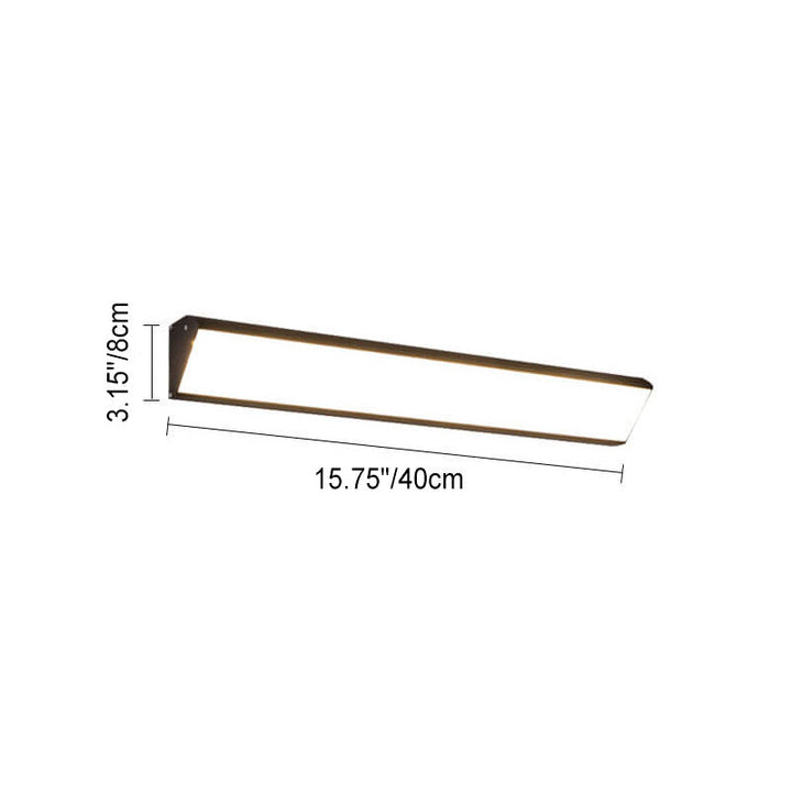Modern Outdoor Long Bar Aluminum Acrylic Waterproof LED Wall Sconce Lamp | Stornfield