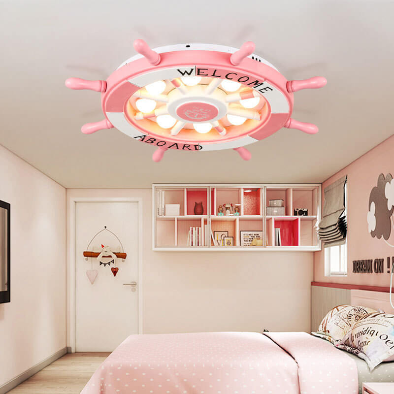 Stornfield | NautiGlow LED Ceiling Light for Kids | Sailboat Design | Cartoon Style | Ambient Lighting
