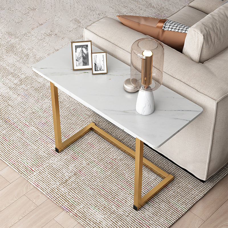 Stornfield | ModernoCurve C-Side Table | MDF Top | Modern Design | Space Saving | Perfect for Living Room & Bedroom